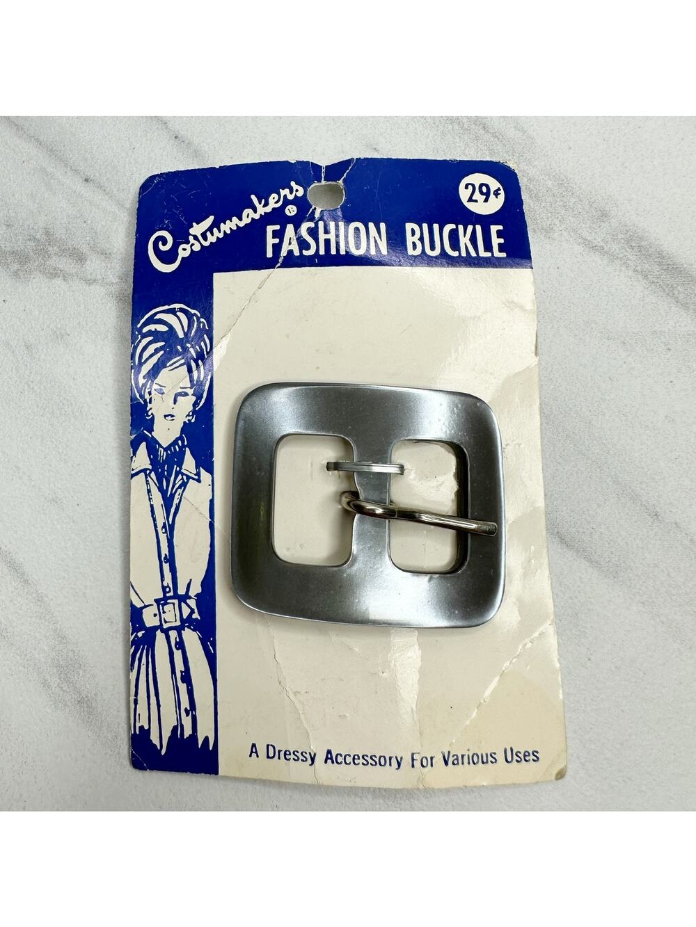 Vintage Costumakers Small Simple Basic Belt Buckle